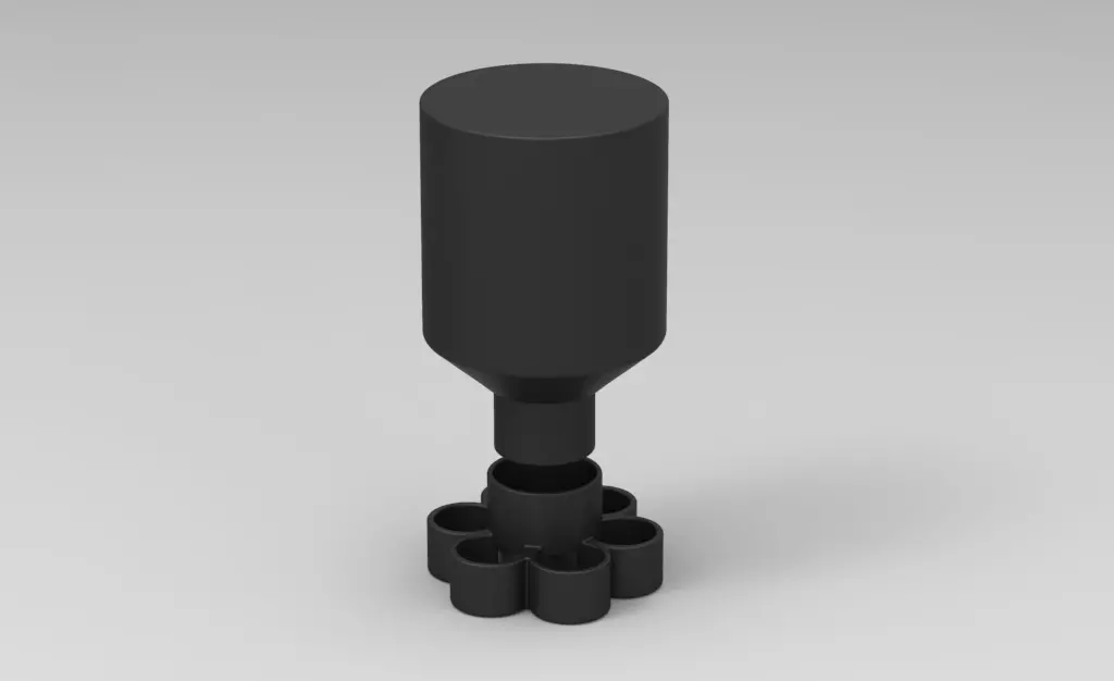 Water feeder for new born Quail birds babies  3D print model_0