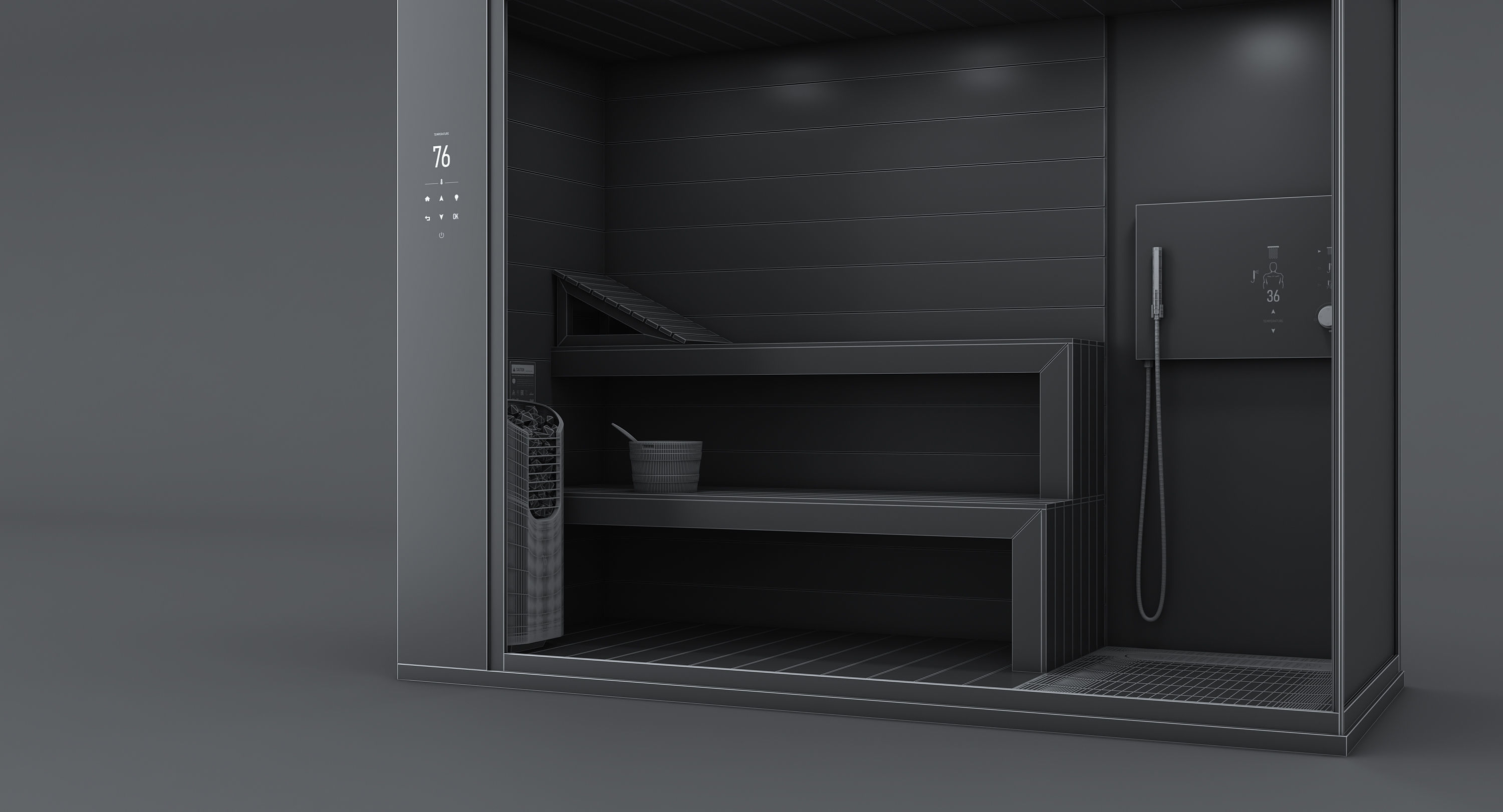 Smart Sauna 3D model_22