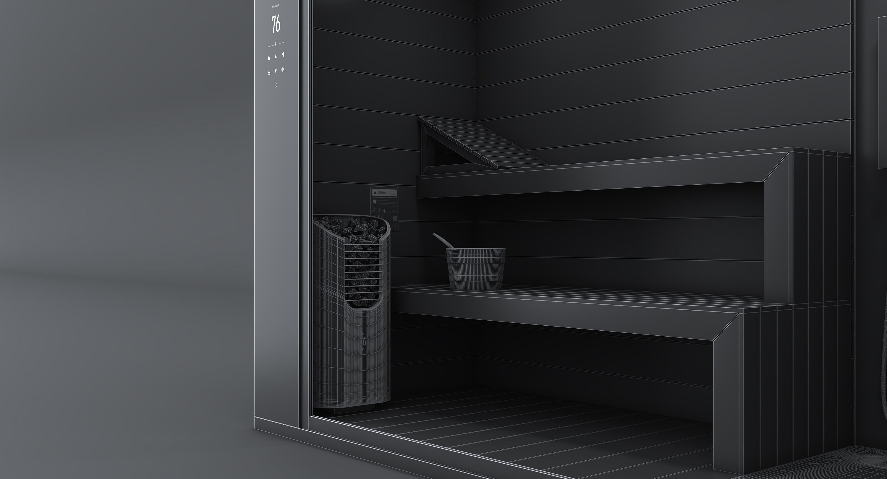 Smart Sauna 3D model_19
