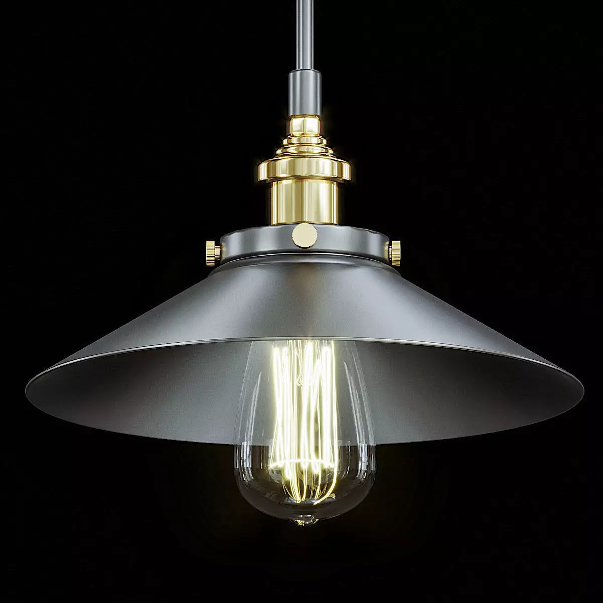 RH pendant lights loft 2 3D model_0