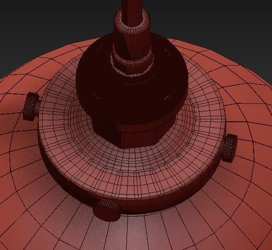 RH pendant lights loft 2 3D model_4