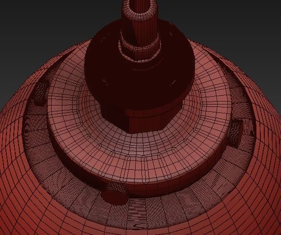 RH pendant lights loft 2 3D model_3