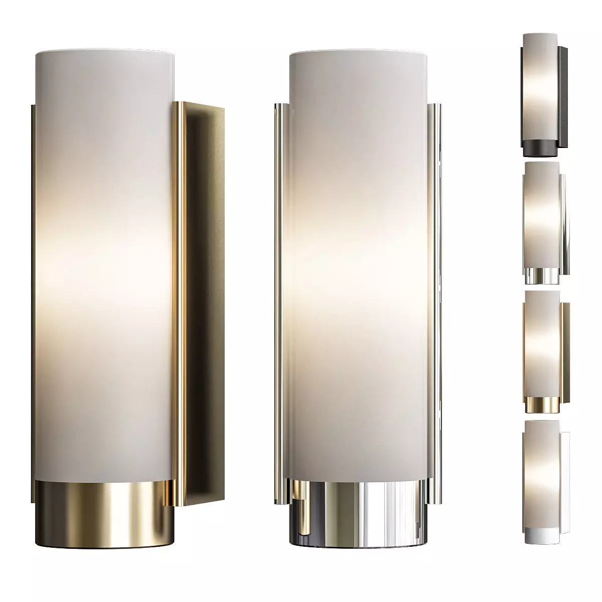 Restoration Hardware powell sconce 3D model_0