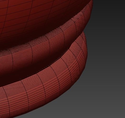 Iron Built Matte Black Vintage Pendant 2 3D model_4