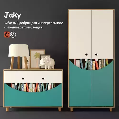 furniture for children room 3D model