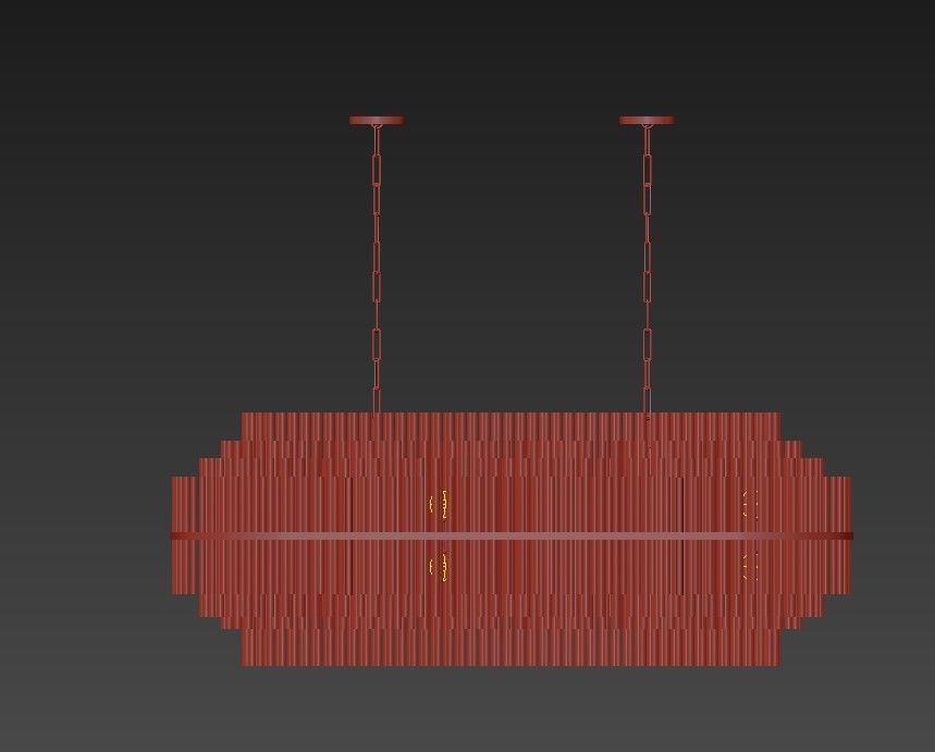 Emile chandelier collection RH 3D model_1