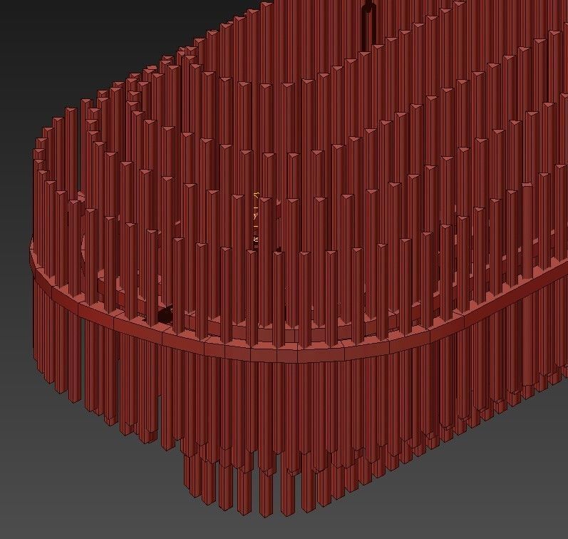 Emile chandelier collection RH 3D model_2