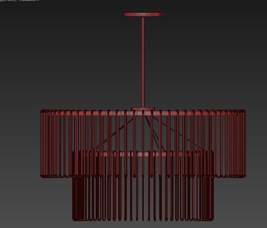 Emile chandelier collection RH 3D model_6