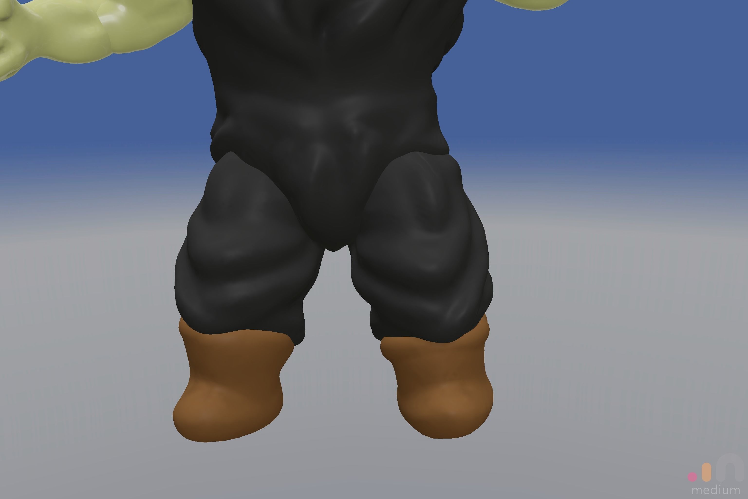 Cute Monster Ogre   Chibi SD edition creature 3D model_23