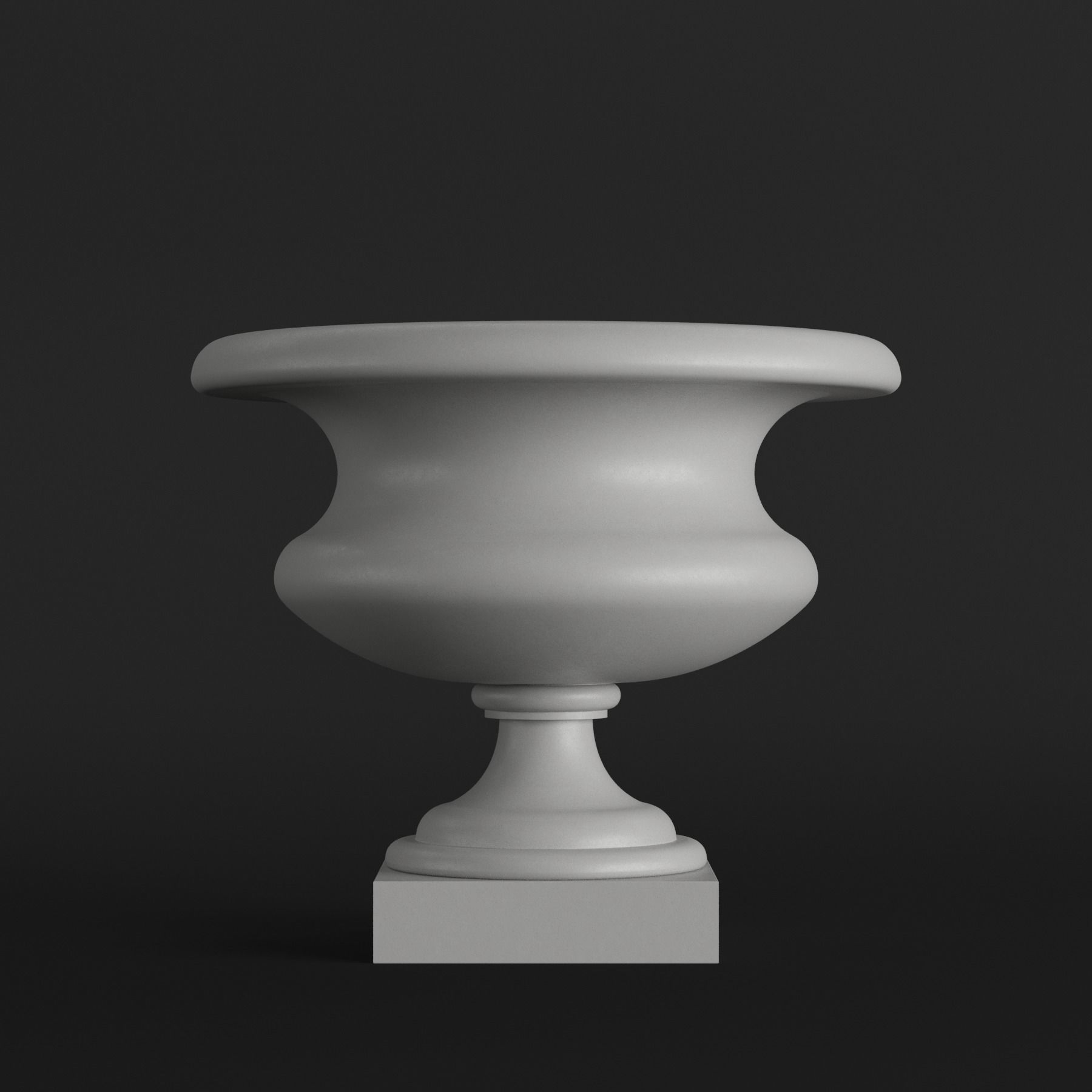 Classic vase set 1 3D model_13