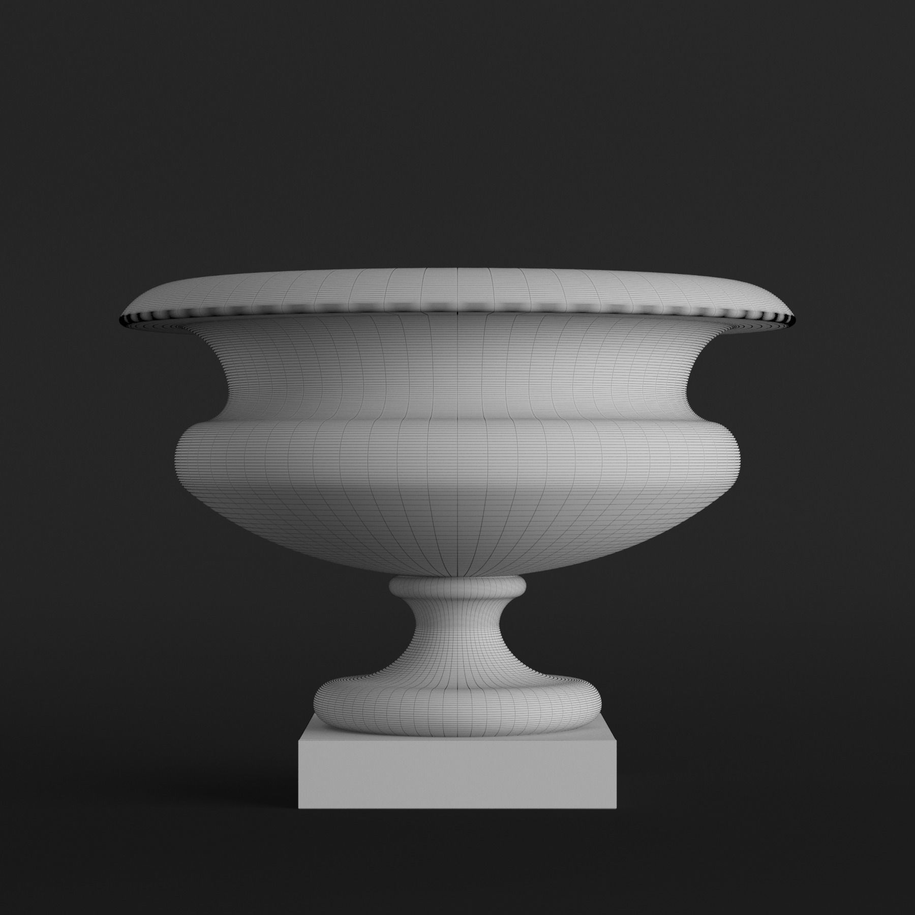 Classic vase set 1 3D model_10
