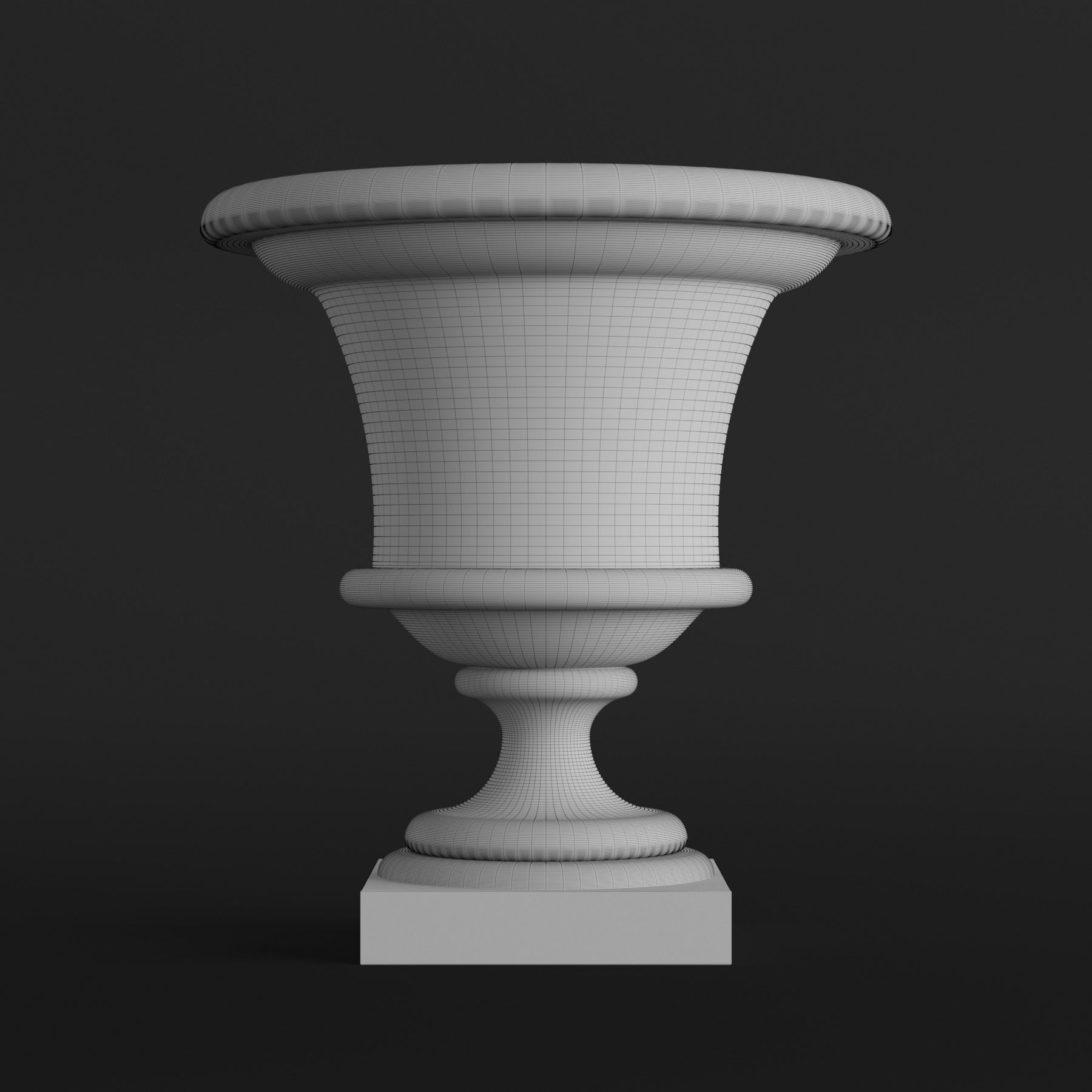Classic vase set 1 3D model_6