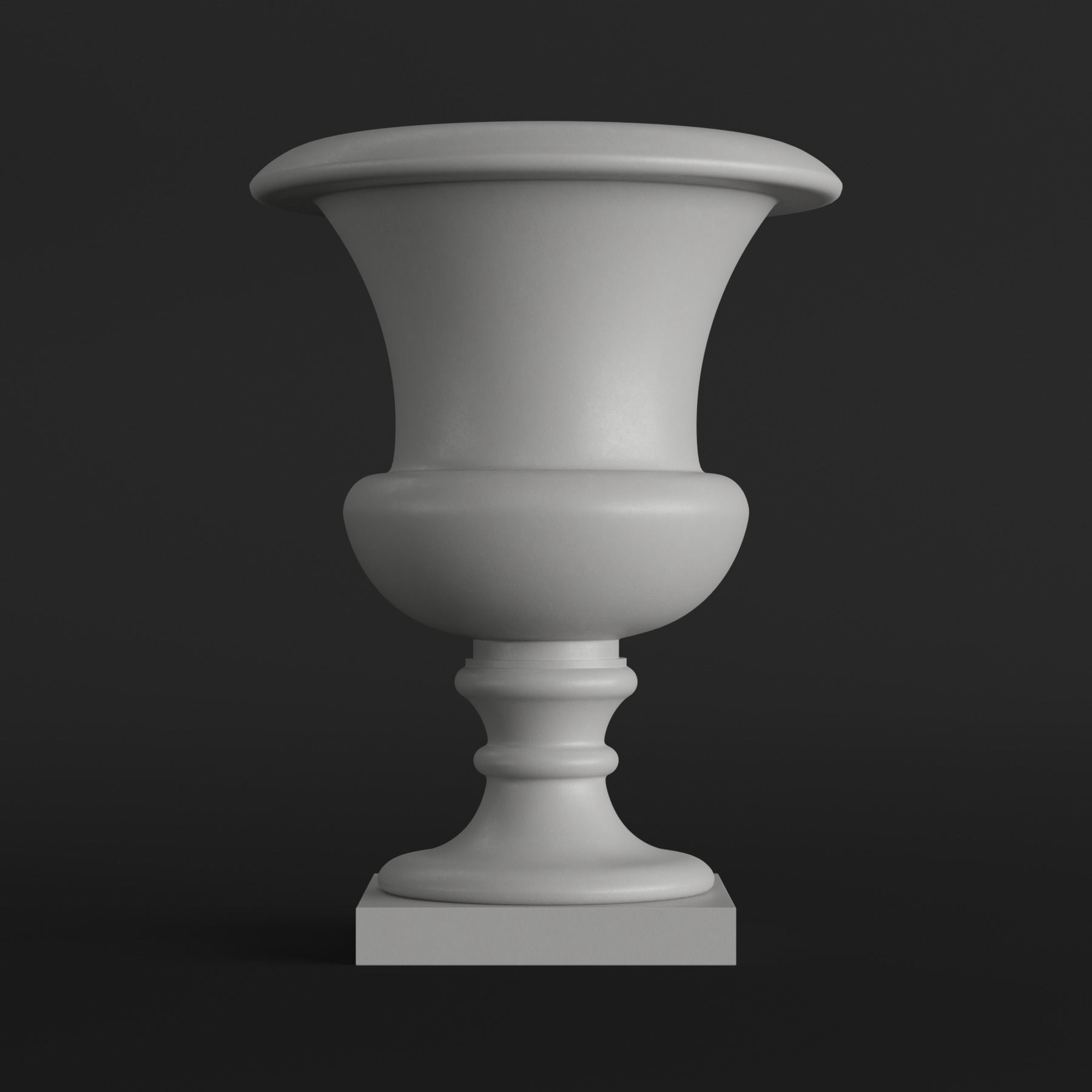 Classic vase set 1 3D model_8