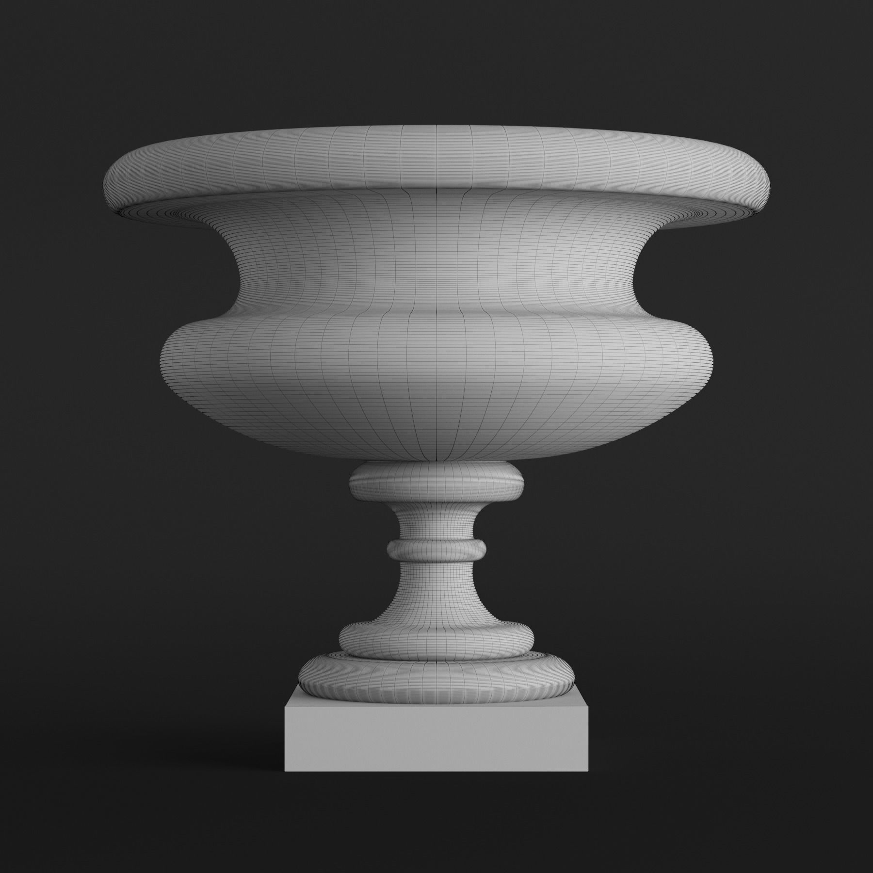 Classic vase set 1 3D model_12
