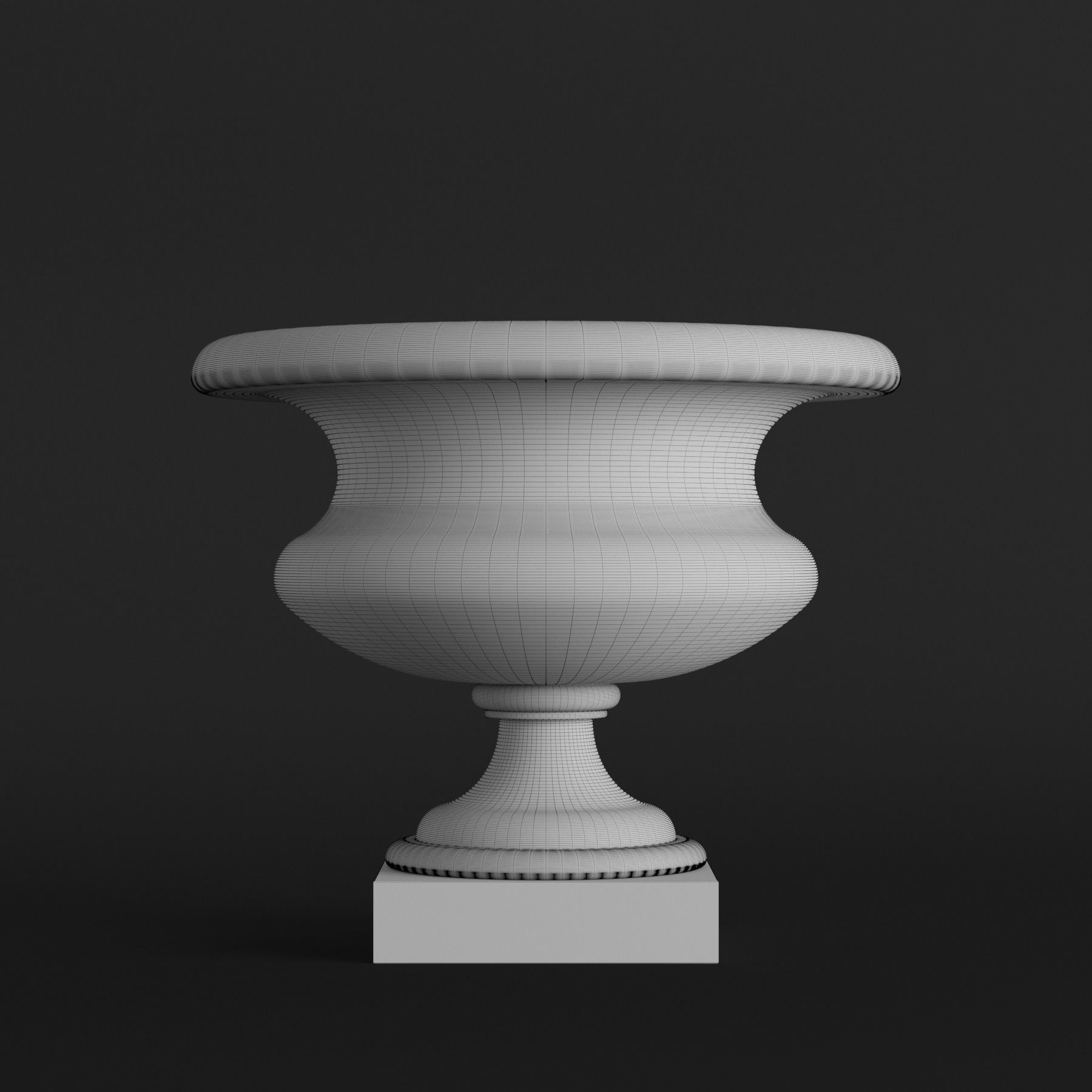Classic vase set 1 3D model_14