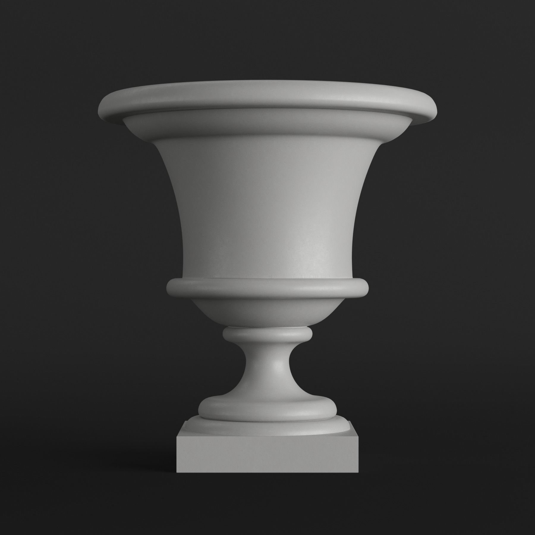 Classic vase set 1 3D model_5