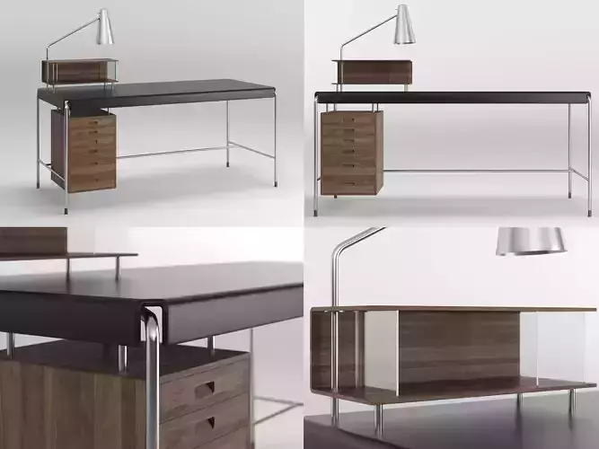 AJ52 Office Desk by Arne Jacobsen