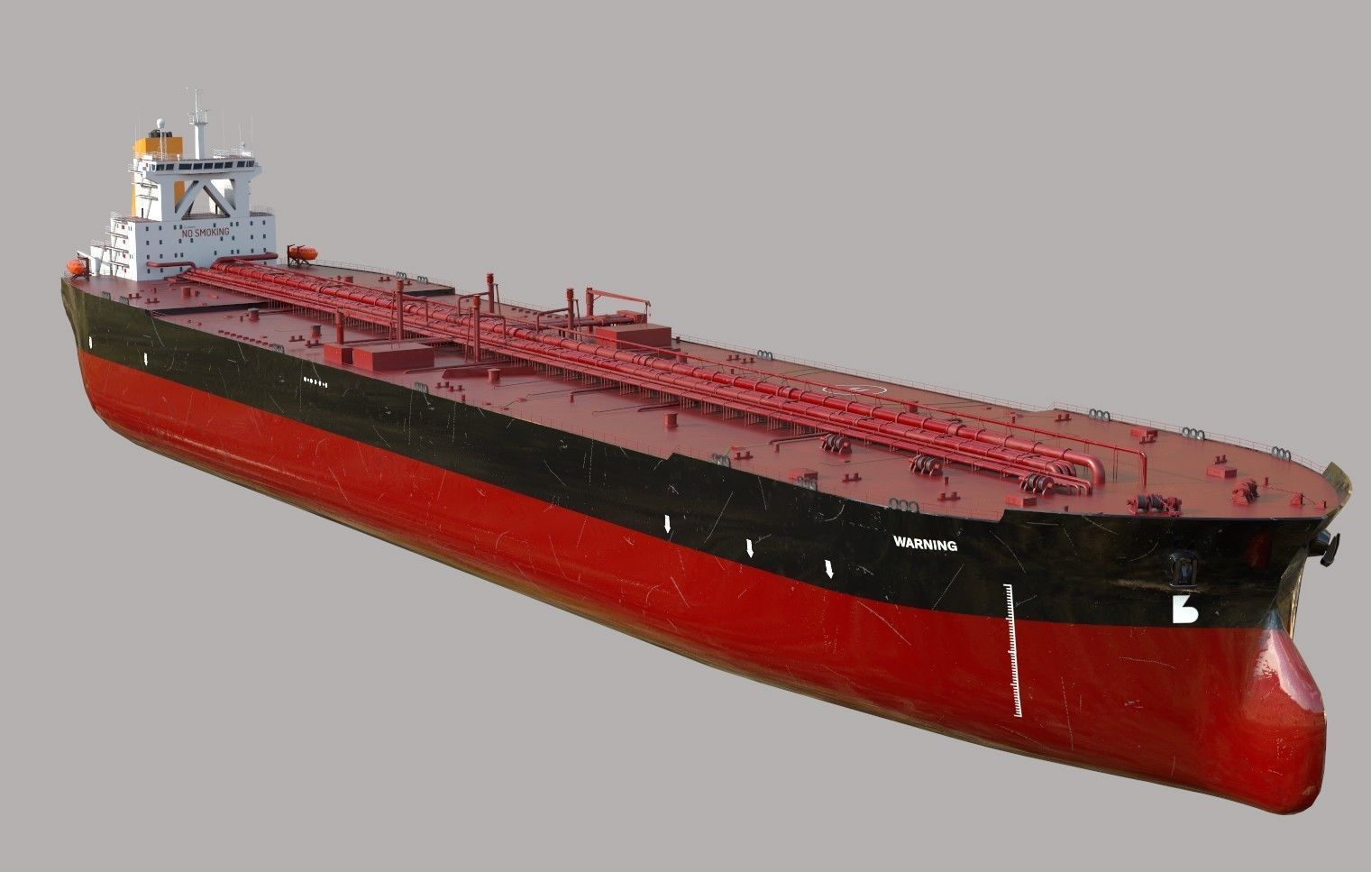 collection ships lowpoly tanker ship Low-poly 3D model_5