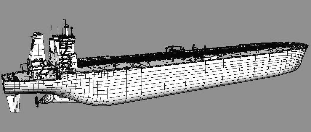 collection ships lowpoly tanker ship Low-poly 3D model_6