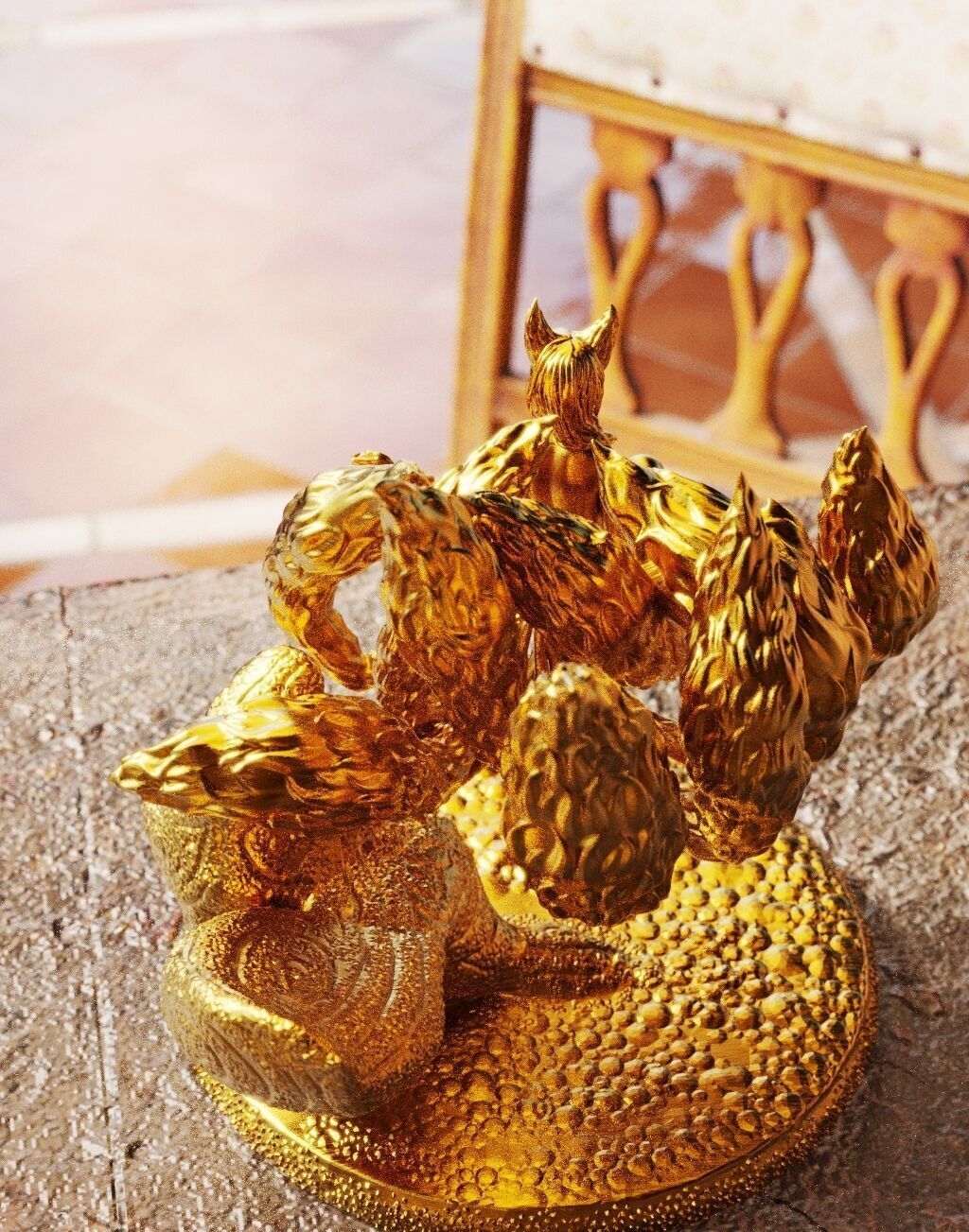 Fox Woman 3D print model_7