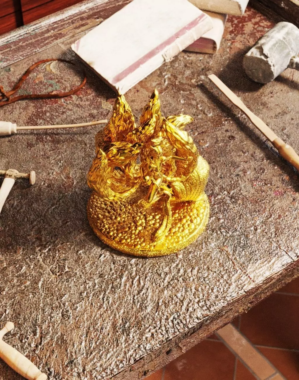 Fox Woman 3D print model_0