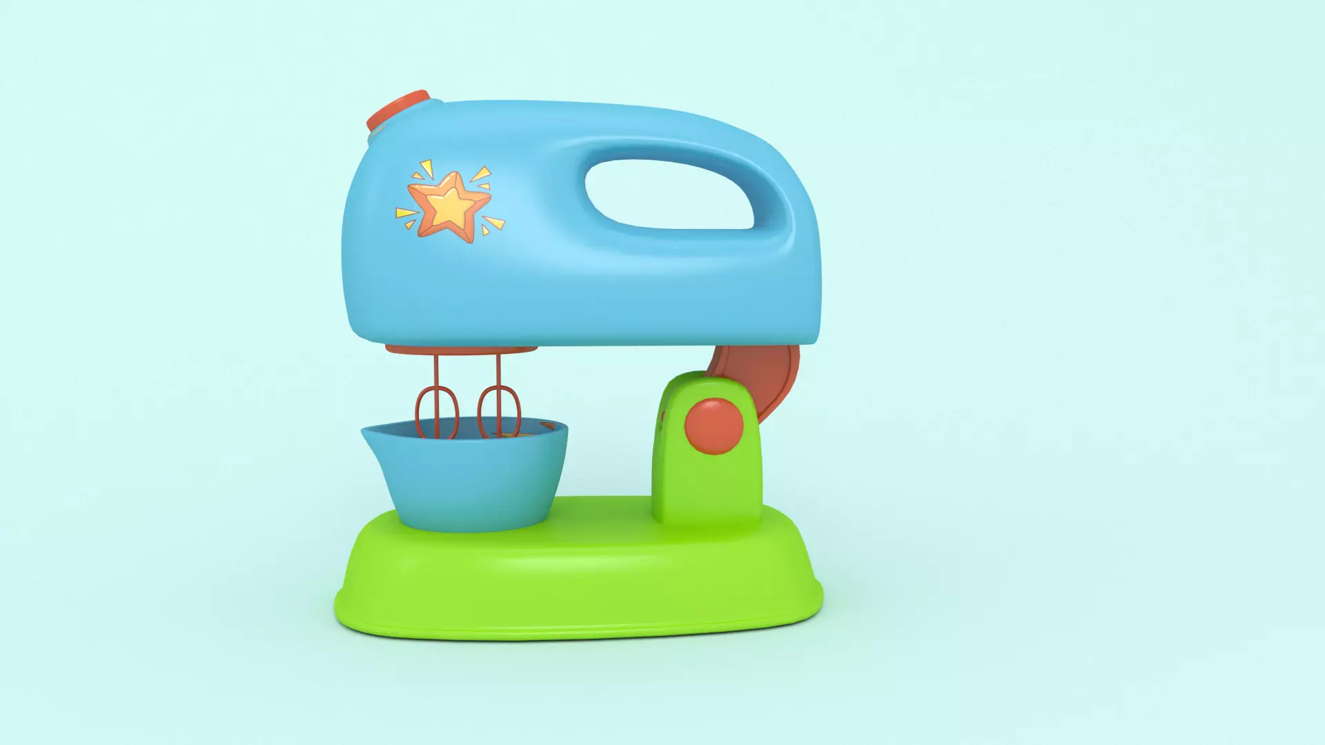 Grinder cartoon 3D model_0