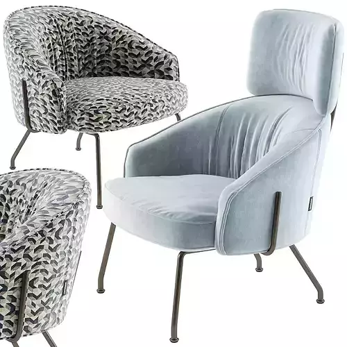 Bahia armchairs by Bonaldo
