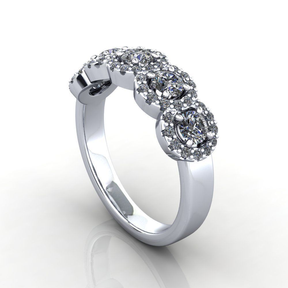 luxury ring 3D print model_2