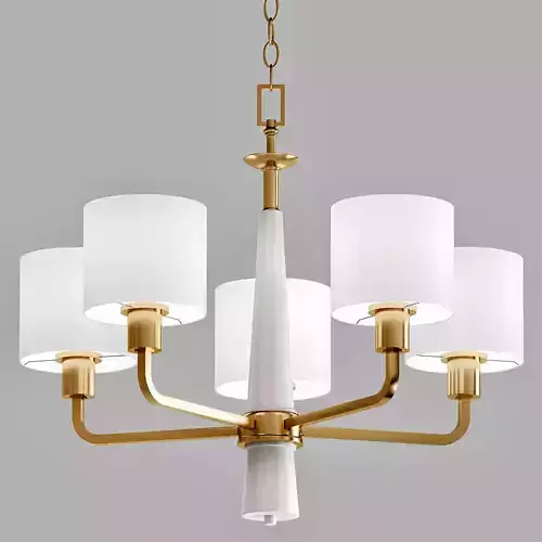 Palacio Collection chandelier with four lamps