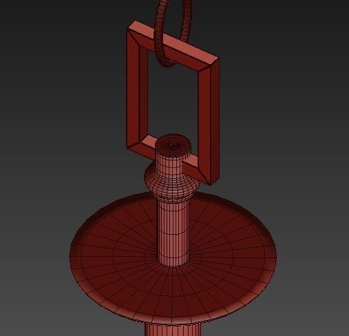 Palacio Collection chandelier with four lamps 3D model_6