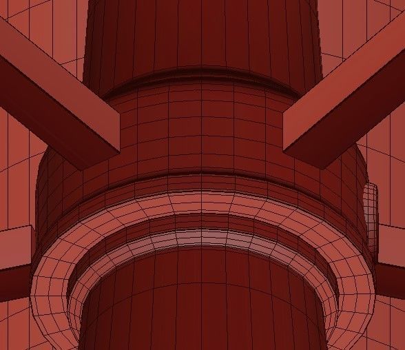 Palacio Collection chandelier with four lamps 3D model_4