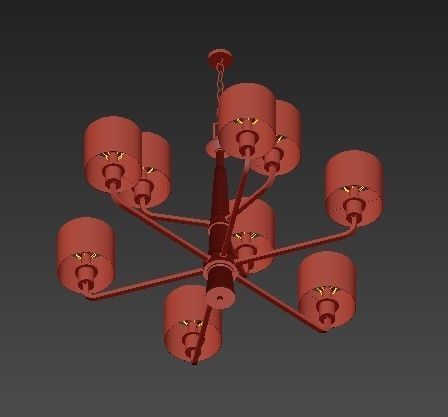 Palacio Collection 9 Chandelier 3D model_2