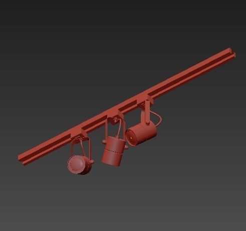 Pro Track lighting 3D model_1