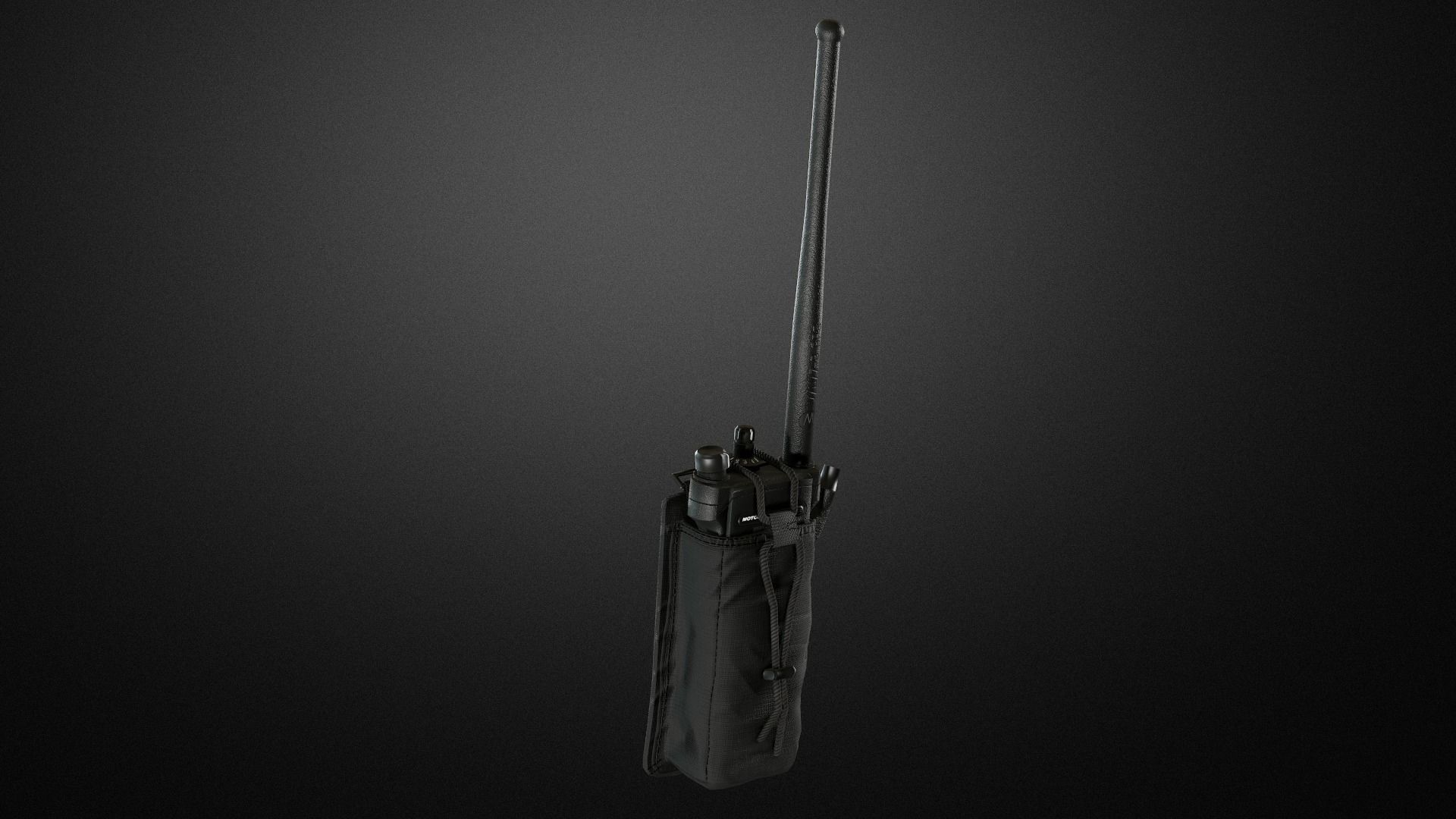 Police duty equipment Low-poly 3D model_7