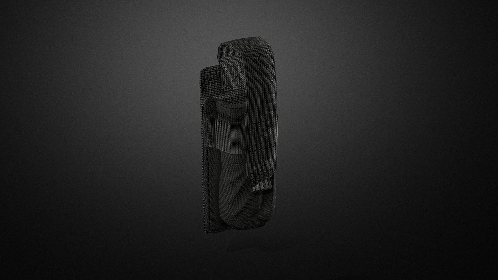 Police duty equipment Low-poly 3D model_12