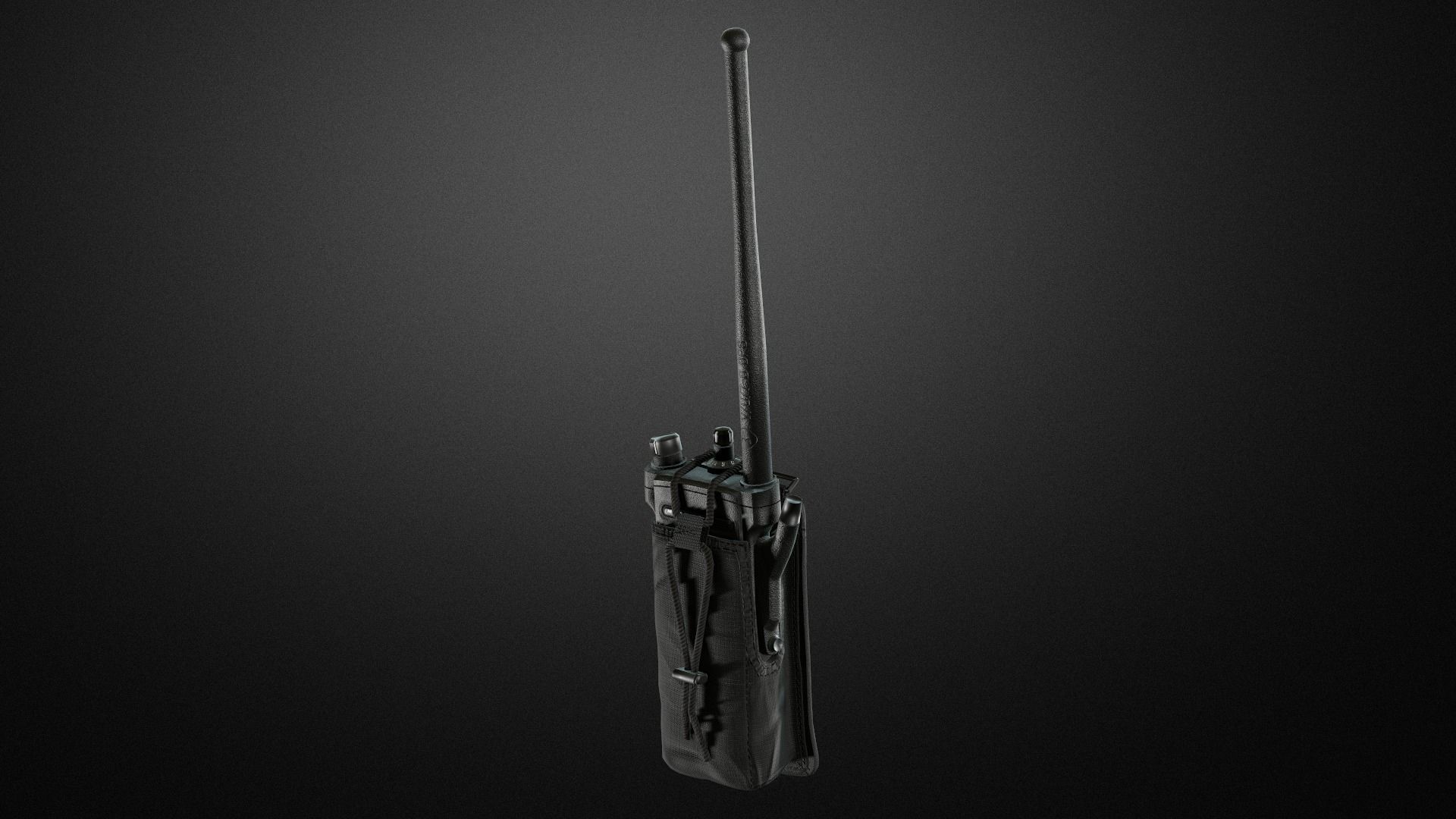 Police duty equipment Low-poly 3D model_8