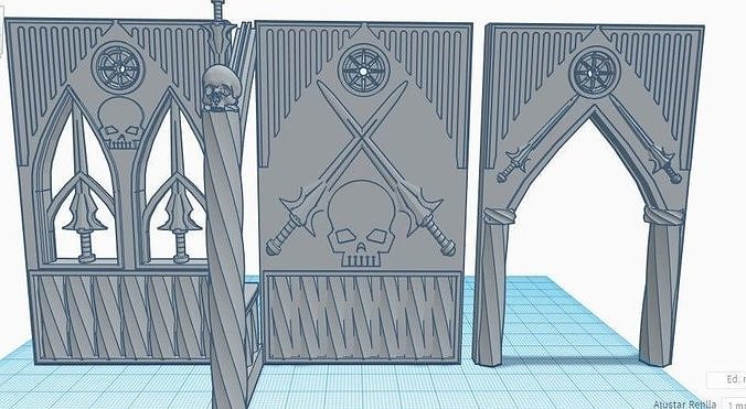 Templo Espadas 3D print model