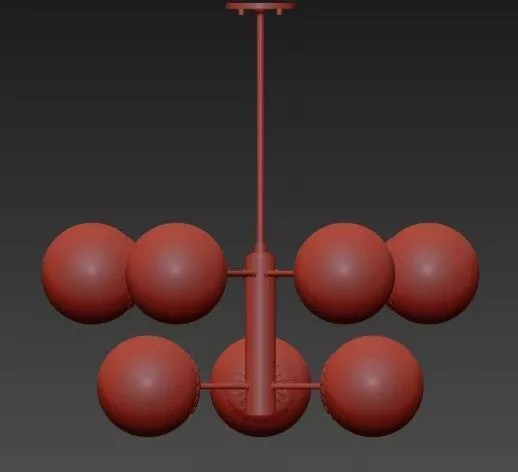 Mitzi Paige 6 Light Chandelier 3D model