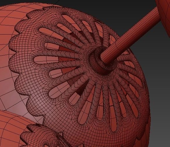 Mitzi Paige 6 Light Chandelier 3D model_6