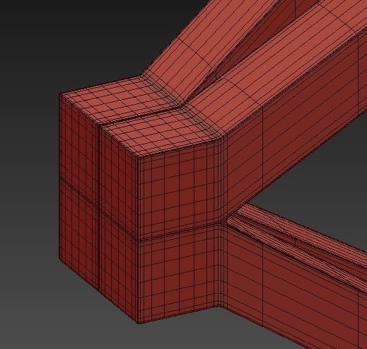 Calliope 6 Light Rustic Gold Leaf Pendant 3D model_5