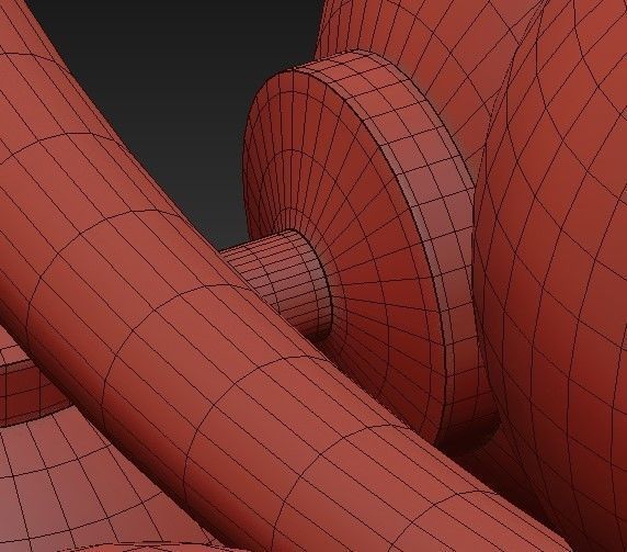 Arya 70 Light Satin Gold Chandelier 3D model_5