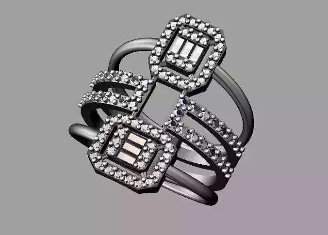 Baquette Diamond Ring