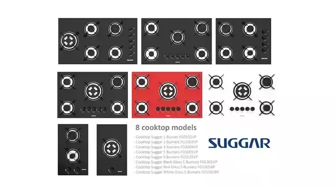 Suggar Cooktop Collection 