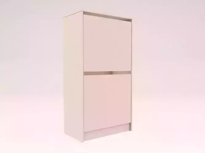 BISSA shoe cabinet with 2 compartments