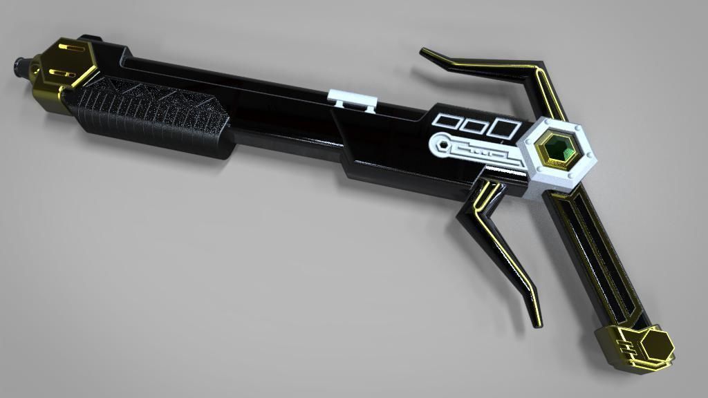 Magna Defender Blaster Power rangers Lost Galaxy 3D print model_1