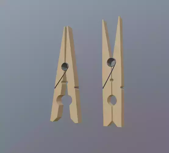 Clothes Pin 3D model