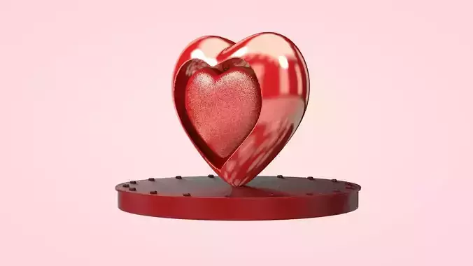 Heart - Home Decor Low-poly 3D model