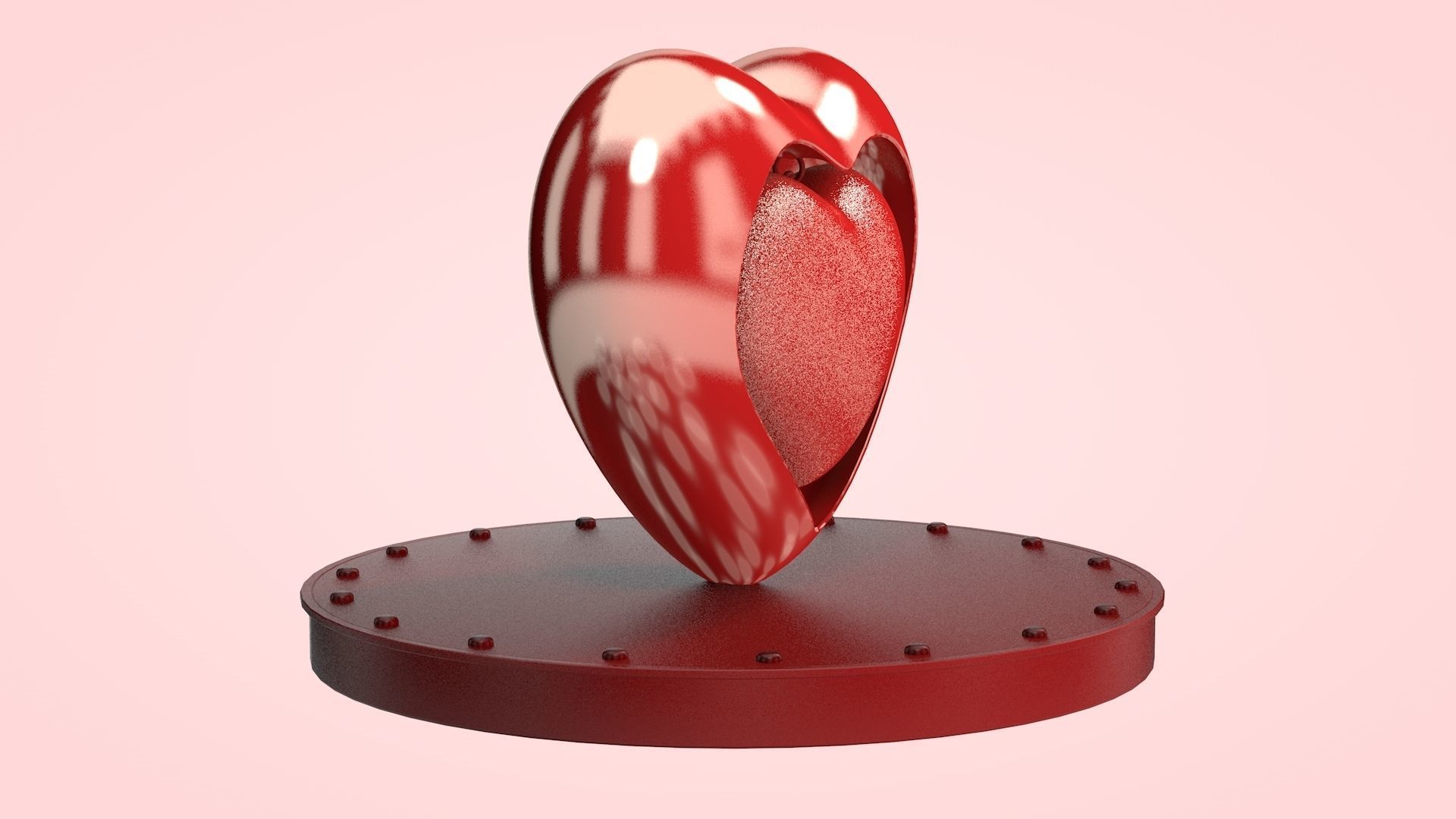 3D model Heart - Home Decor VR / AR / low-poly | CGTrader