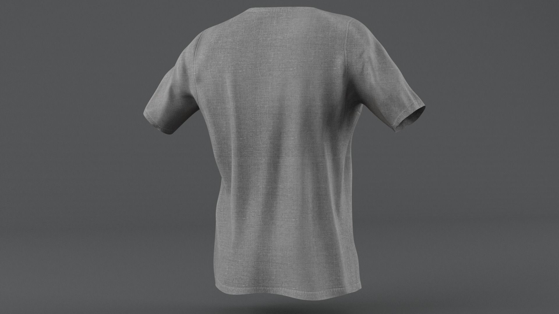 T-shirt Low poly t - shirt Low-poly 3D model_4