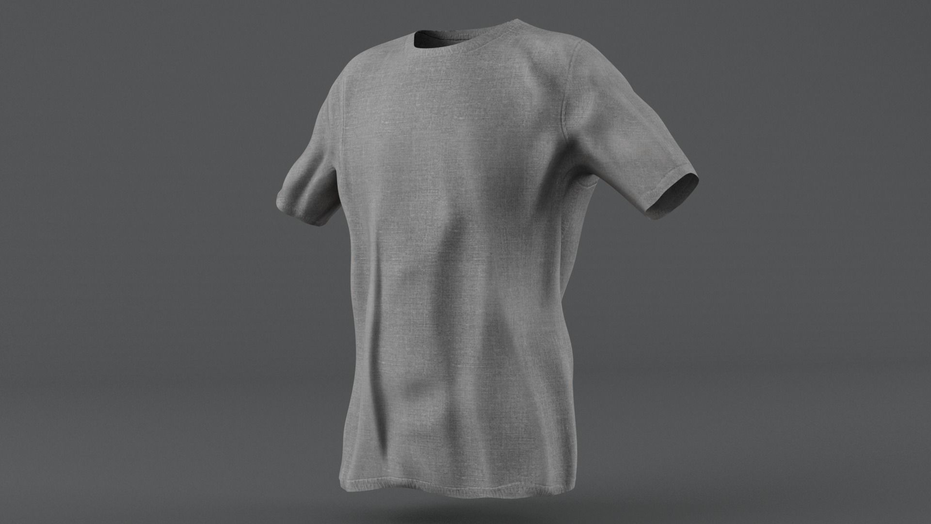 T-shirt Low poly t - shirt Low-poly 3D model_2